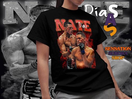 Nate Diaz Fighter Boxing Retro 90s Unisex T-Shirt