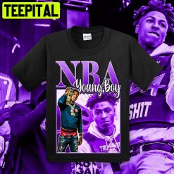 Nba Youngboy Never Broke Again Purple Art Unisex Shirt