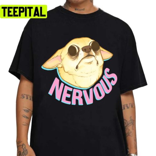 Nervous Chihuahua Cute Face Trending Unisex T-Shirt