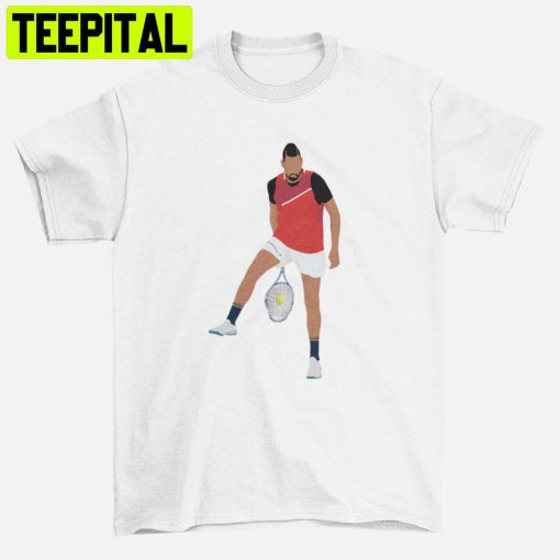 Nick Kyrgios Serve Australian Open Tennis Lover Trending Unisex T-Shirt