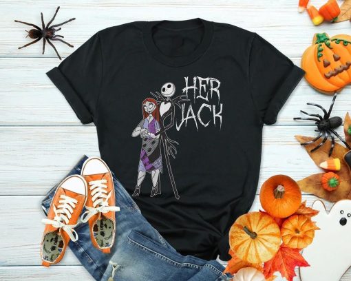 Nightmare Before Christmas Her Jack His Sally Couples Disney And Pixar’s Holiday Unisex T-Shirt