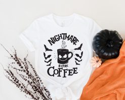 Nightmare Before Coffee Party Coffee Lover Funny Coffee Disney Halloween Unisex T-Shirt