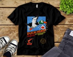 Nintendo NES Duck Hunt Retro Vintage Cover Graphic T-Shirt