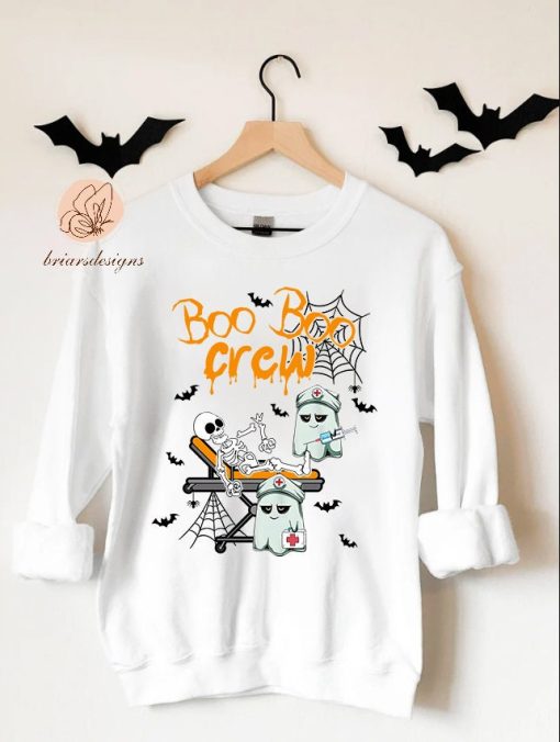 Nurse Boo Boo Crew Nurse Funny Nurse Nurse Life Disney Halloween Unisex Sweatshirt