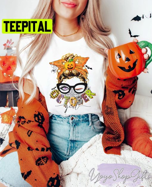 October Girl Halloween Trending Unisex Shirt