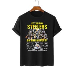 Official 88 Years 1933 2022 Pittsburgh Slers Football Signatures Thank You For The Memories Unisex T-Shirt