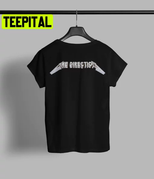 One Direction Metal Band Logo Style Unisex Shirt