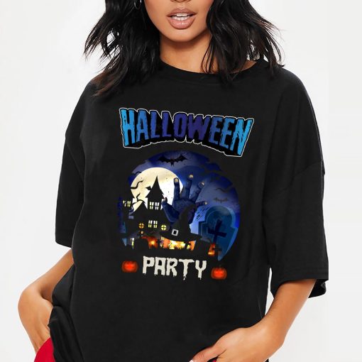 Party Happy Movie Dog And Pumkins Homage T Halloween Unisex T-Shirt