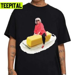 Paula Deen Riding Things Meme Butter Stick Unisex T-Shirt