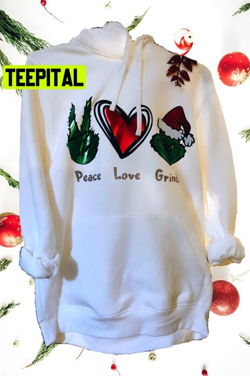 Peace, Love, Grinch Trending Unisex Shirt