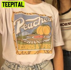 Peaches Records And Tapes Vintage Art Trending Unisex T-Shirt