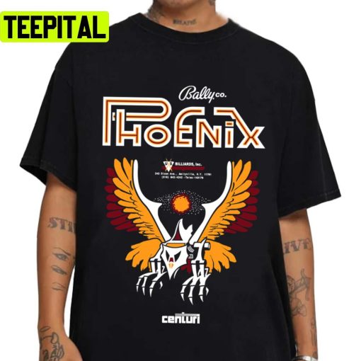 Phoenix Retro Arcade Vintage Premium Halloween Design Unisex T-Shirt