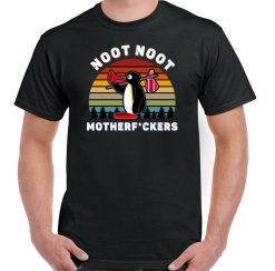 Pingu Noot Noot Motherfckers Offensive Rude T-Shirt