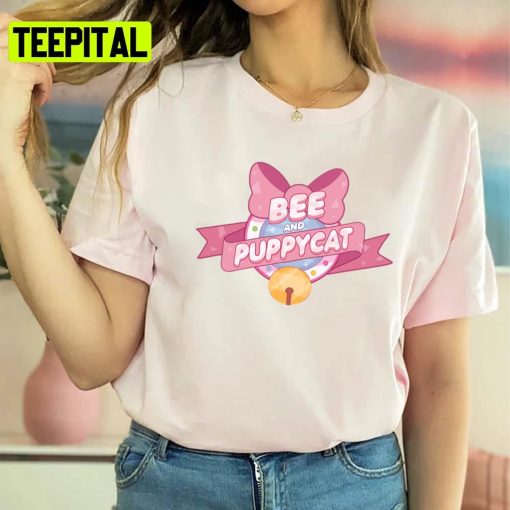 Pink Bee And Puppycat Logo Unisex T-Shirt