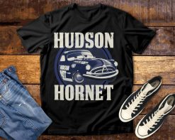 Pixar Cars Hudson Hornet Badge Graphic Disney T-Shirt