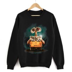 Plant Shoe Night Graphic Wall-E Pixar Disney Sweatshirt