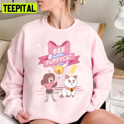 Playing Together Bee And Puppycat Unisex Sweatshirt