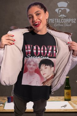 Portrait Woozi Seventeen Kpop Cute Art Unisex T-Shirt