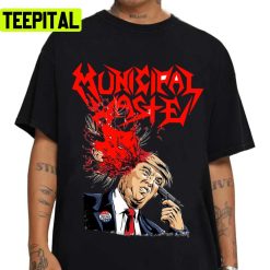 Poster Municipal Waste Is A Crossover Thrash Aha Band Unisex T-Shirt