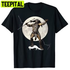 Predator Cult Film With Schwarzenegger For Human Hunter Enthusiasts Trending Unisex T-Shirt