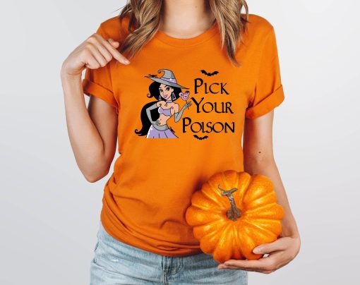 Princess Pick Your Poison Witches World For Girls Blanca Nieves Disney Halloween Unisex T-Shirt