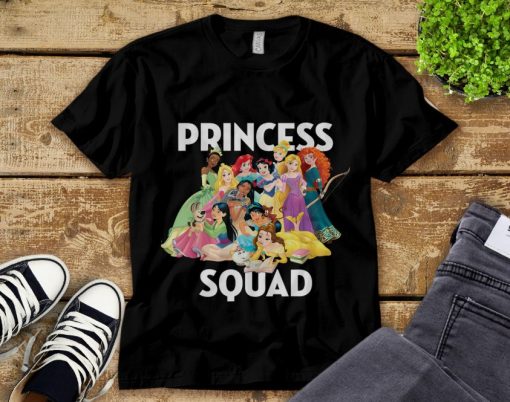 Princess Squad Disney Princess Funny Unisex Tee Adult T-Shirt