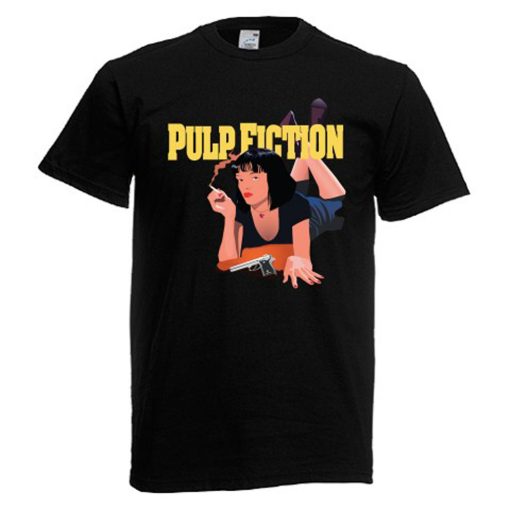 Pulp Fiction Mia Mens Black T-Shirt