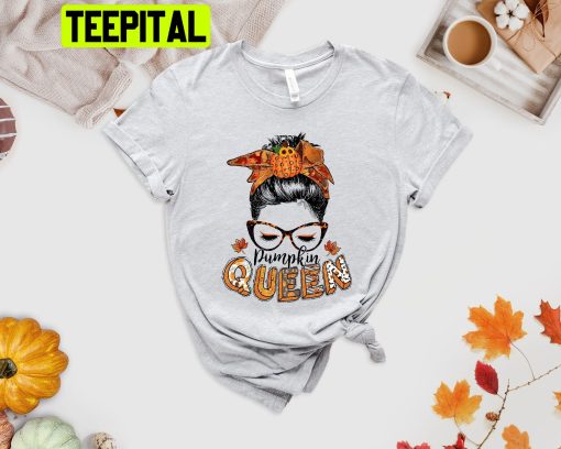 Pumpkin Queen Hallothankmas Trending Unisex Shirt