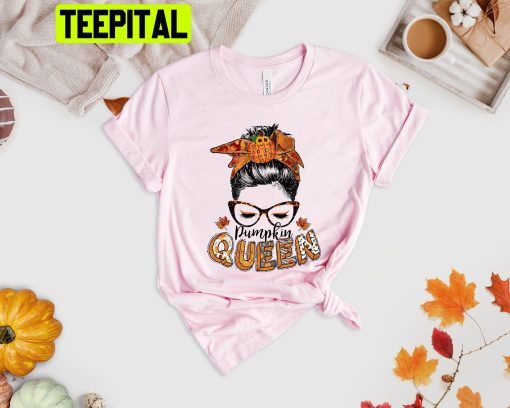 Pumpkin Queen Hallothankmas Trending Unisex Shirt