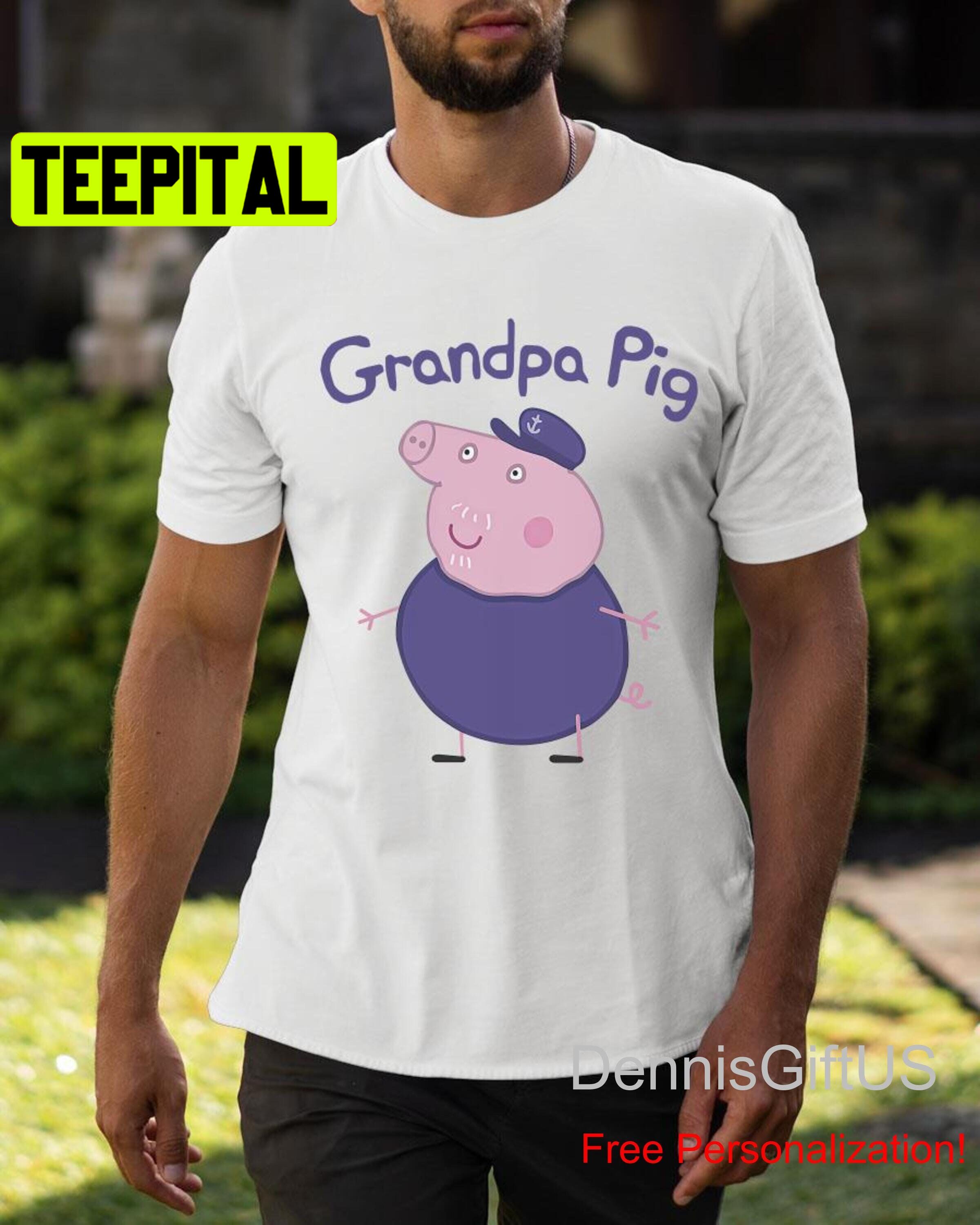 Baseball Grandpa Seams Short-Sleeve T-Shirt