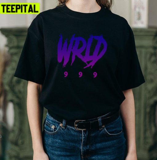 Purple Text Art 999 Juice Wrld Rap Hip Hop Unisex T-Shirt