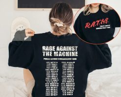 Rage Against The Machine Tour 2022 Public Service Announcement New Art T-Shirt