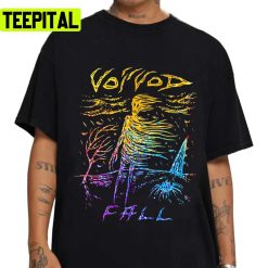 Rainbow Colors Design Graphic Voivod Retro Rock Band Unisex T-Shirt