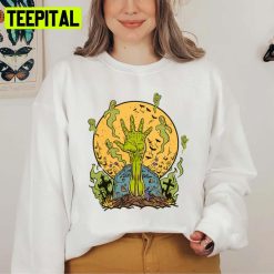 Raising From Death Zombie Halloween Spooky Night Unisex Sweatshirt