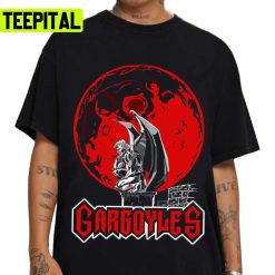 Red Design Gargoyles 90s Cartoon Unisex T-Shirt