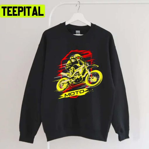 Redyellow Sticker. Red Yellow Sticker. Motocross And Supercross Champion Unisex T-Shirt