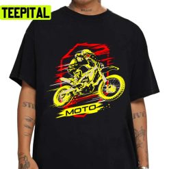 Redyellow Sticker. Red Yellow Sticker. Motocross And Supercross Champion Unisex T-Shirt