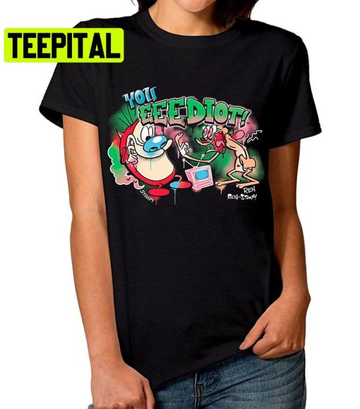 Ren And Stimpy You Eeediot Trending Unisex Shirt