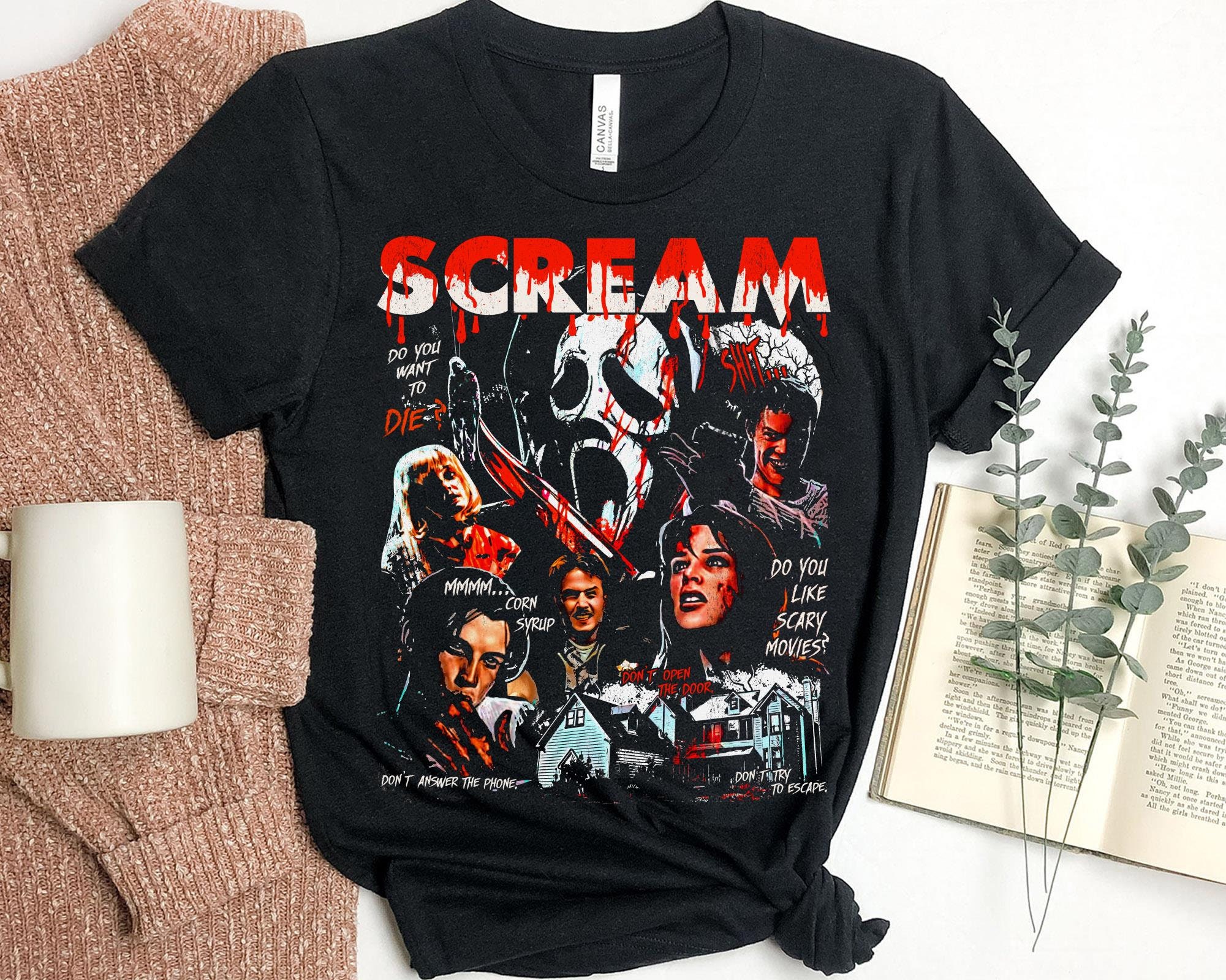 UPDATED Retro Scream Billy Loomis Shirt Let's Watch 