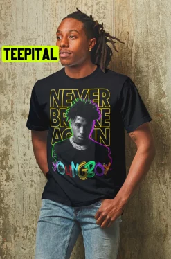 Retro Art Nbayoungboy Never Broke Again Unisex Shirt