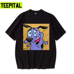 Retro Fan Art Courage The Cowardly Dog Unisex T-Shirt