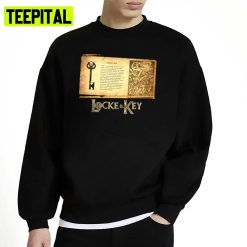 Retro Map Design Locke And Key Unisex Sweatshirt