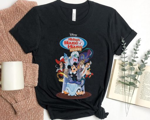 Retro Mickey Movie Mickey’s House Of Villains Villains Party Magic Kingdom Disney Halloween Unisex T-Shirt