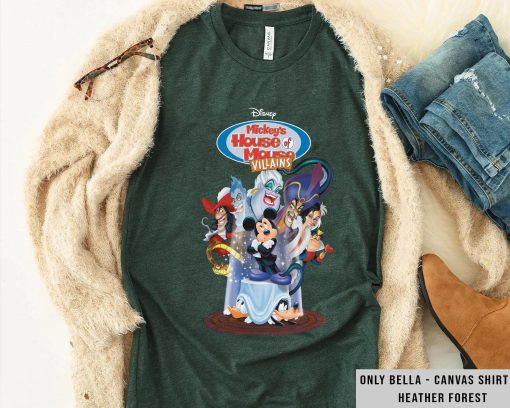 Retro Mickey Movie Mickey’s House Of Villains Villains Party Magic Kingdom Disney Halloween Unisex T-Shirt