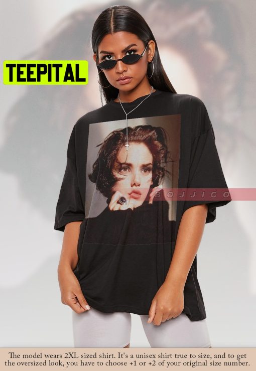 Retro Photo Of Winona Ryder Beautiful Actress Trending Unisex Shirt