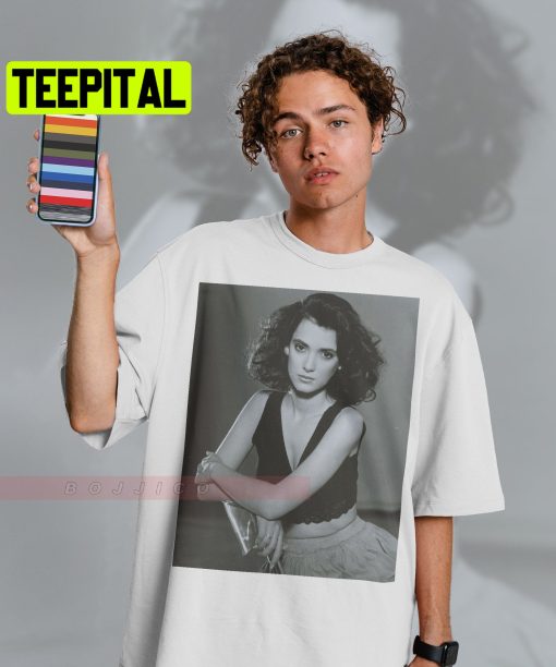 Retro Photo Of Winona Ryder Trending Unisex Shirt