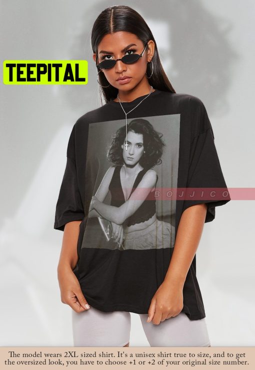 Retro Photo Of Winona Ryder Trending Unisex Shirt