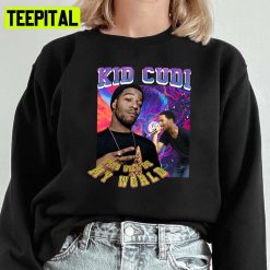 Retro Portrait Lengend Of Rap Kid Cudi Unisex Sweatshirt