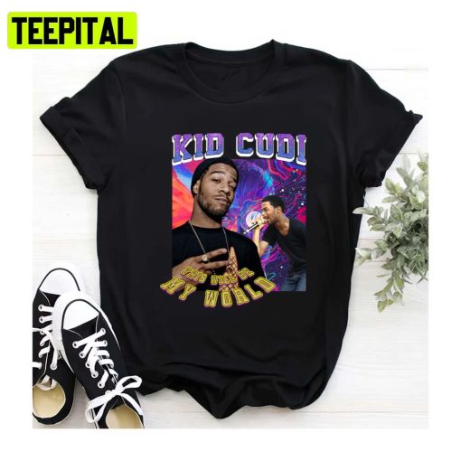 Retro Portrait Lengend Of Rap Kid Cudi Unisex Sweatshirt