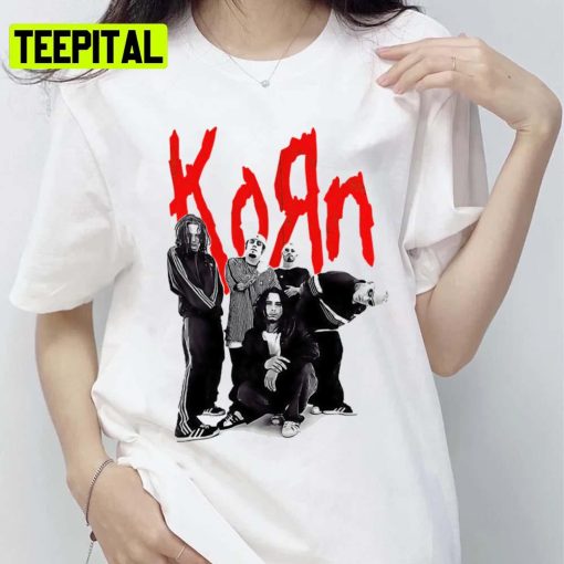 Retro Rock Band 90s Korn Illustration Unisex T-Shirt